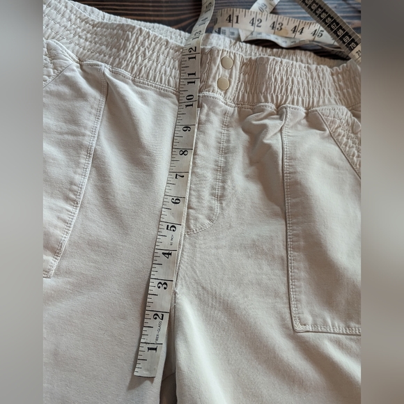 Anthropologie cream joggers - Picture 8 of 9